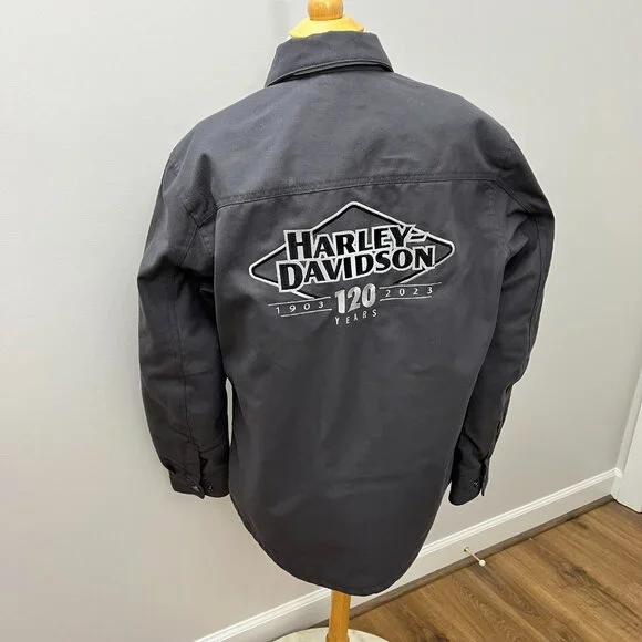 NEW Men's 120th Anniversary Operative Riding Shirt Jacket - Blackened Pearl Sz M - Picture 12 of 13